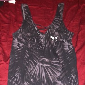 Victoria Secret Pink lace up tank!